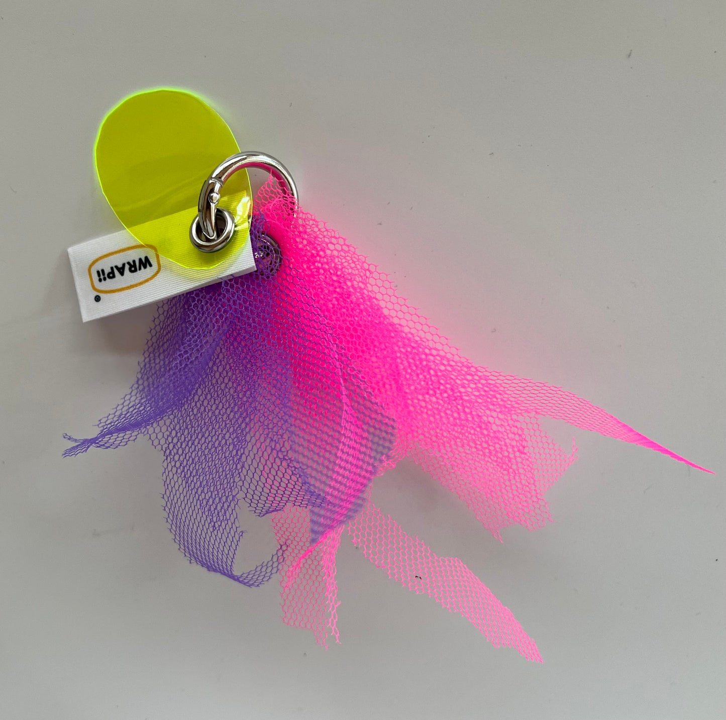 ネームキーホルダー PVC Yellow