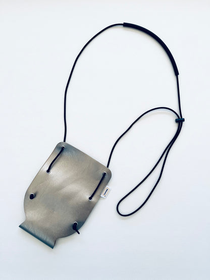 Vegan leather　Silver